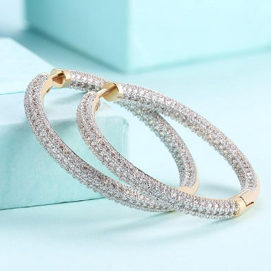 Eternity™ Hoop Earrings in Gold