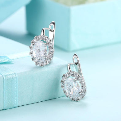 Eternity™ White Swarovski Earrings