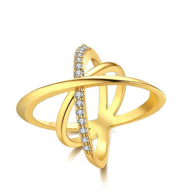 Intertwined Matrix Ring in Gold