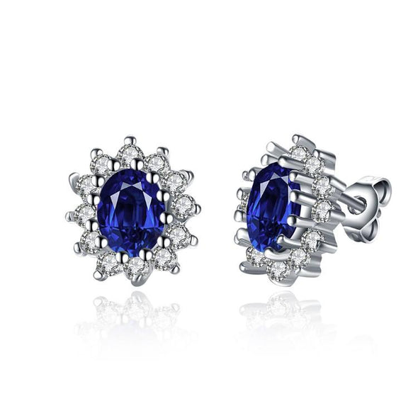 Sapphire Stud Earrings