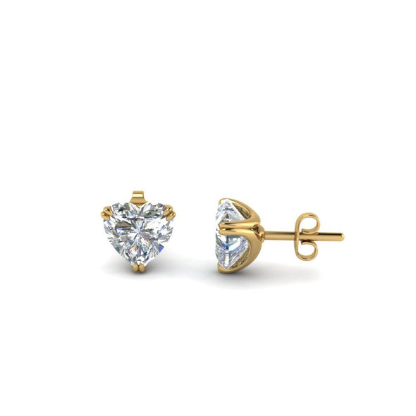 Heart Stud Earrings