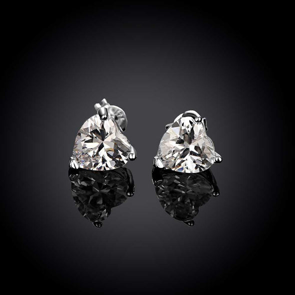 Heart Stud Earrings