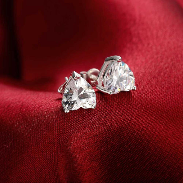 Heart Stud Earrings